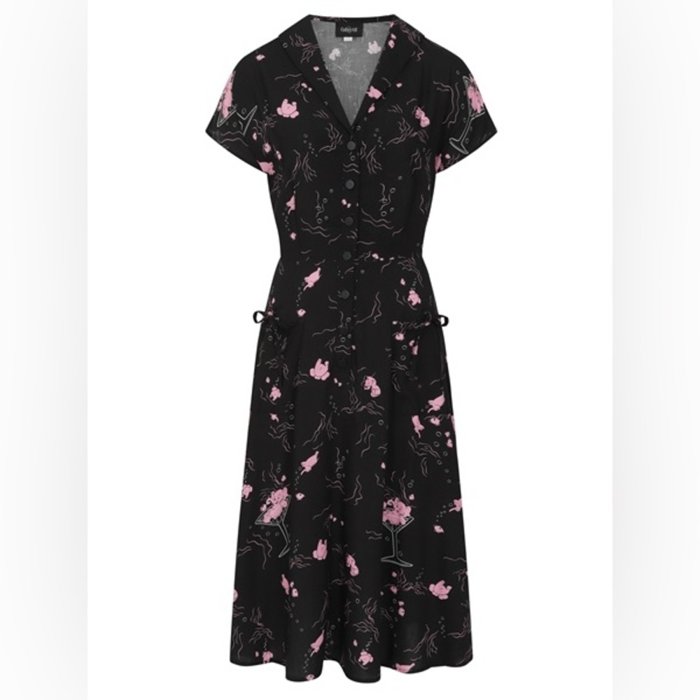 Pink elephant dress.